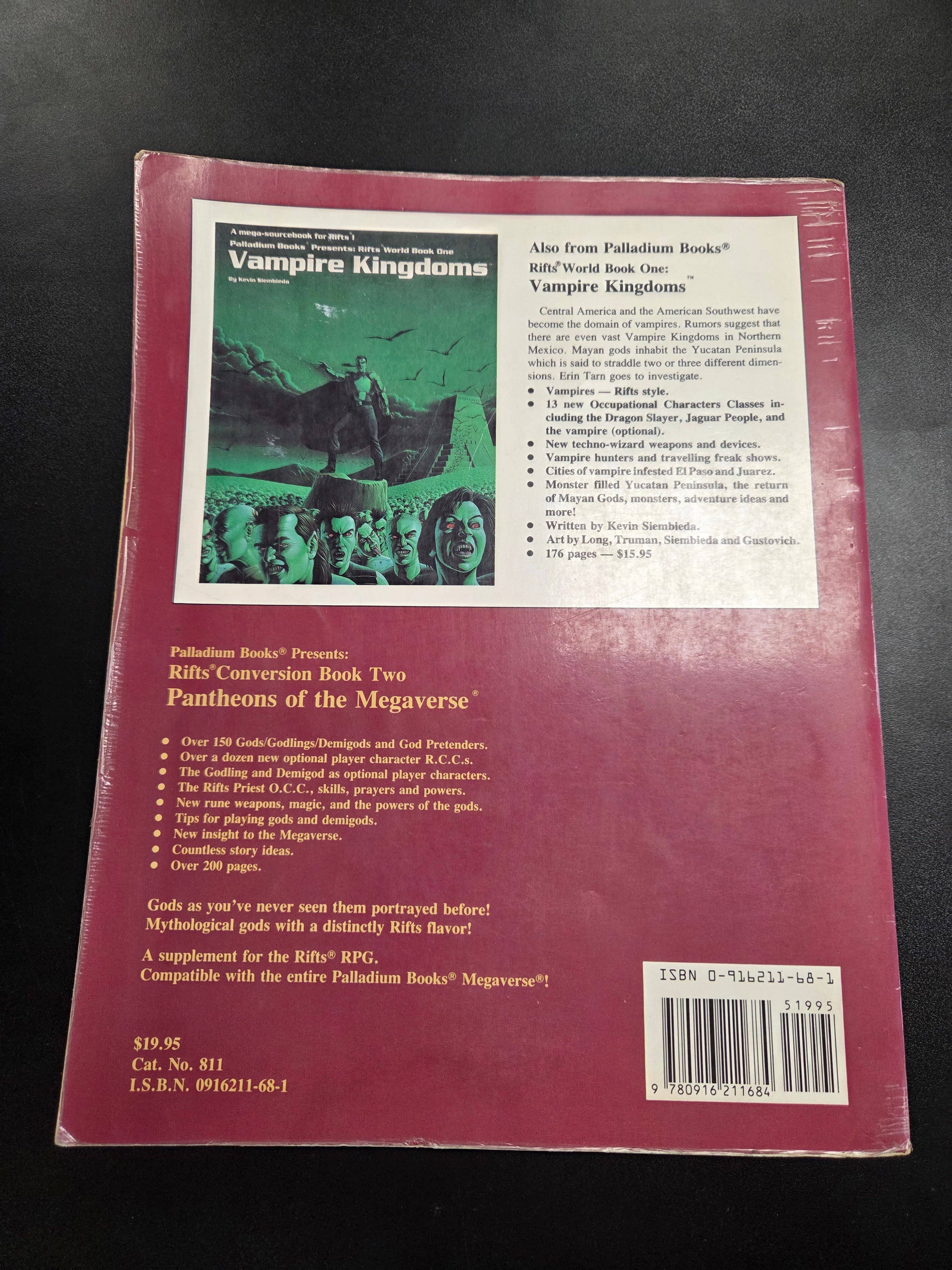 Rifts Conversion Book 2: Pantheons of the Megaverse (USED)