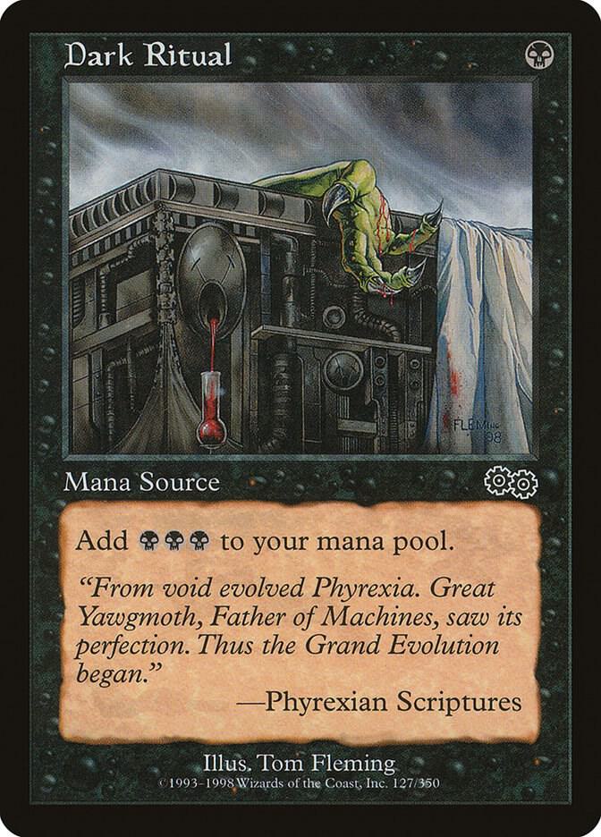 Dark Ritual (USG-C) Moderate Play