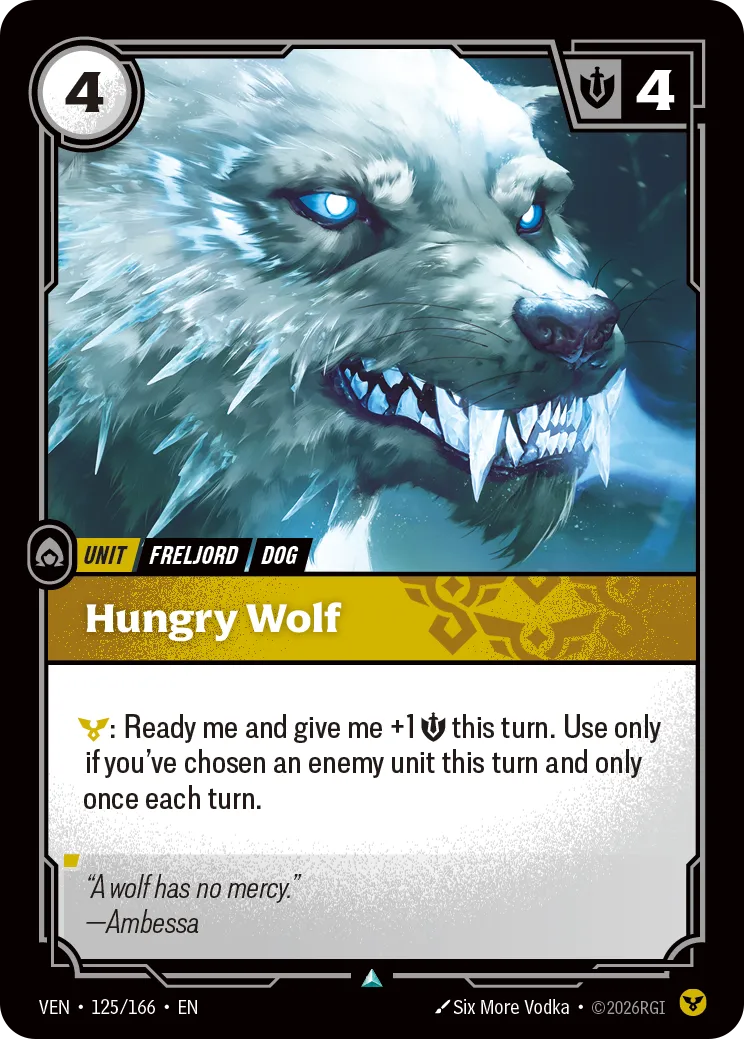 Hungry Wolf - 125/166 (VEN) Uncommon