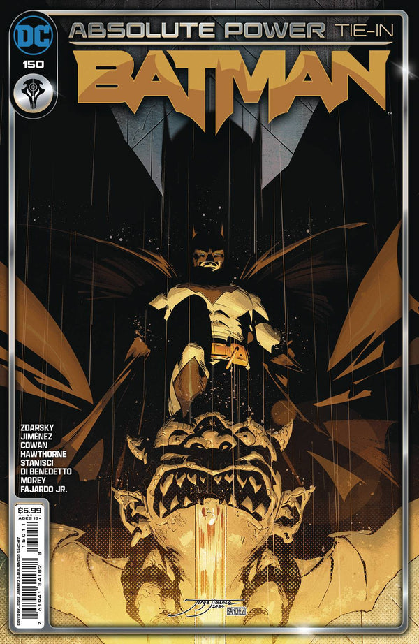 BATMAN #150 CVR A JORGE JIMENEZ (ABSOLUTE POWER)