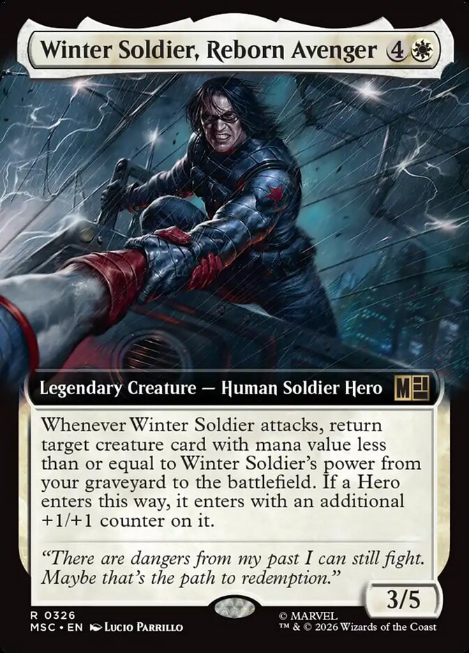 Winter Soldier, Reborn Avenger [ #0326 Extended Art ] (MSC-R)