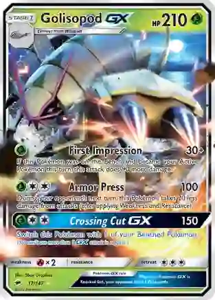 Golisopod GX - 017/147 (SM:BUS) Ultra Rare - Near Mint Holofoil