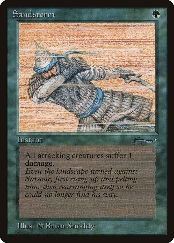 Sandstorm (ARN-C) Moderate Play