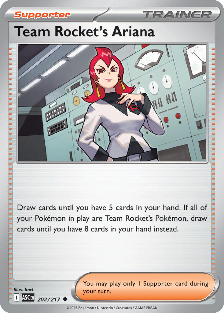 Team Rocket's Ariana - 202/217 (ASC) Uncommon