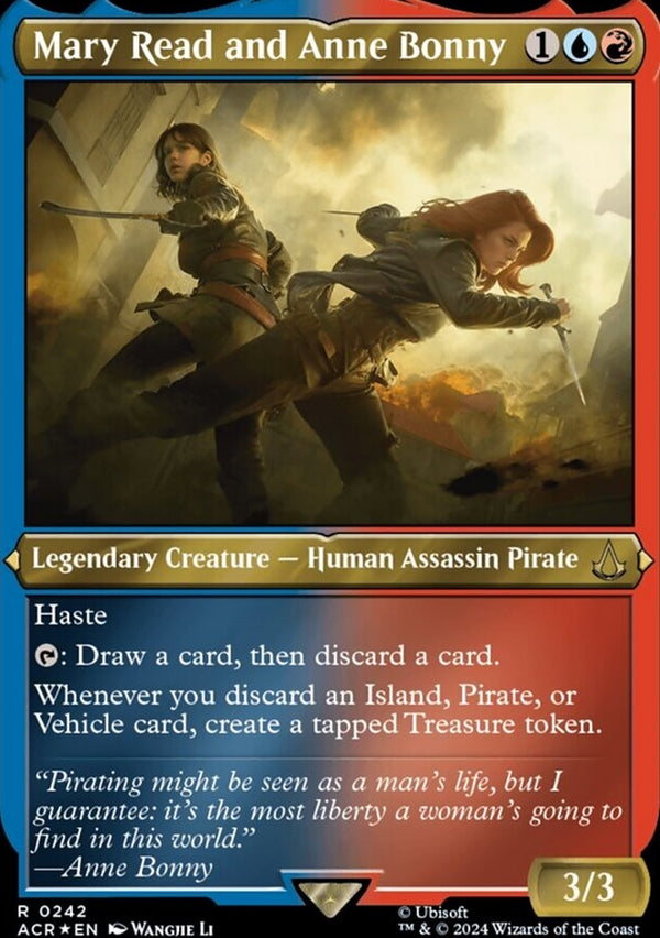 Mary Read and Anne Bonny [#0242 Etched Foil] (ACR-R)