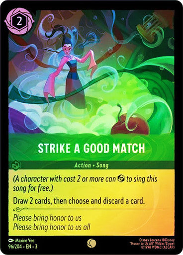 Strike a Good Match (Into the Inklands 096/204) Common - Near Mint Cold Foil