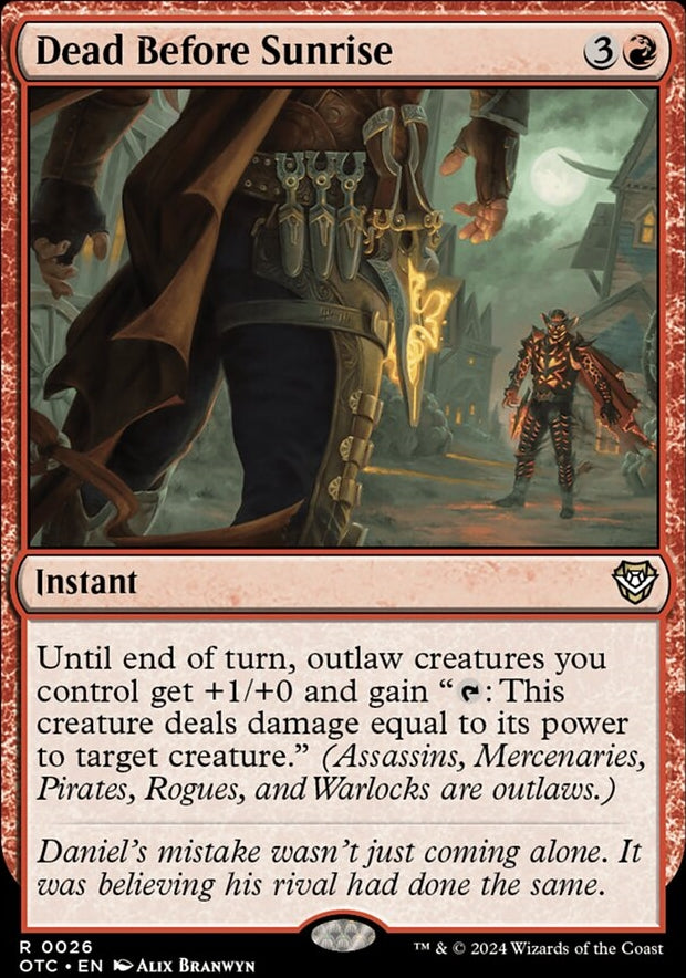 Dead Before Sunrise [#0026] (OTC-R)