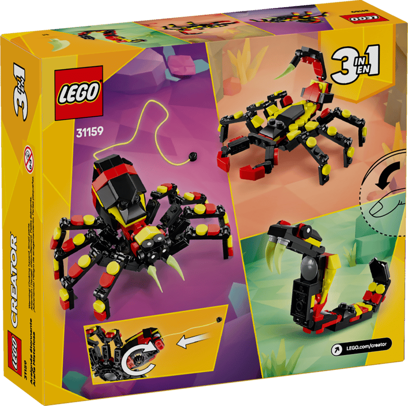 Lego: Creator 3 in 1 - Surprising Spider (31159)