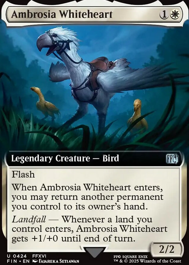 Ambrosia Whiteheart [ #0424 Extended Art ] (FIN-U)
