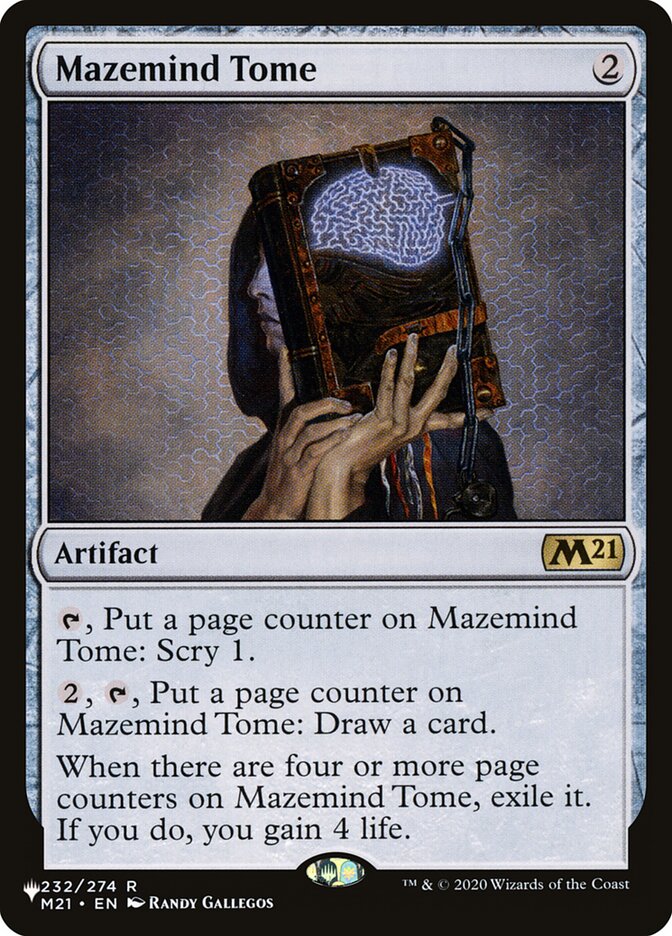 Mazemind Tome (M21-R-LIST)