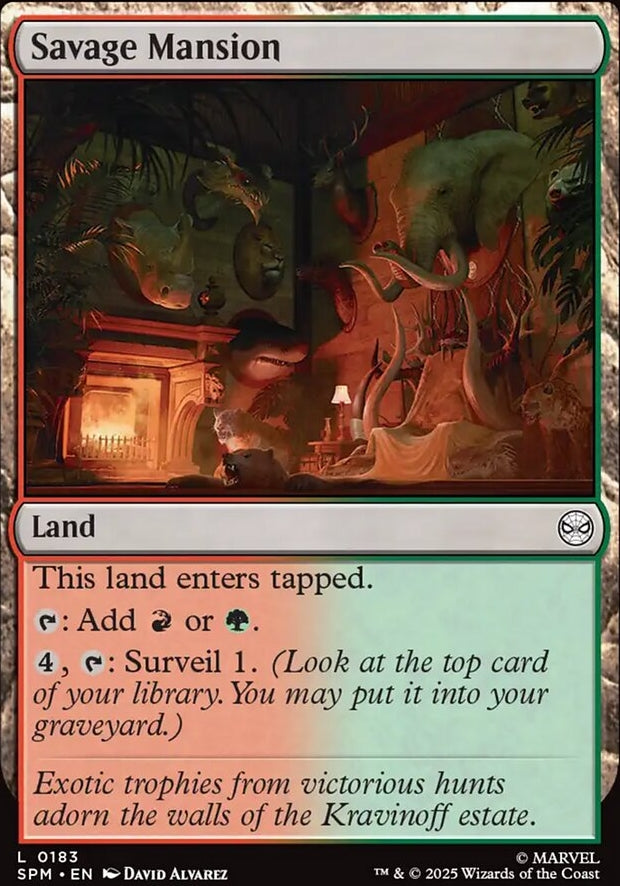 Savage Mansion [ #0183 ] (SPM-L)