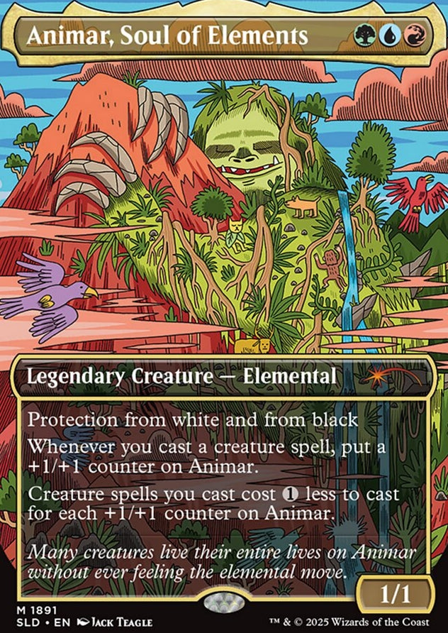 Animar, Soul of Elements [ #1891 Rainbow Foil ] (SLD-M-FOIL)
