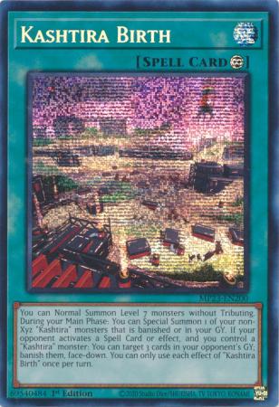 Kashtira Birth (MP23-EN200) Prismatic Secret Rare - Near Mint 1st Edition
