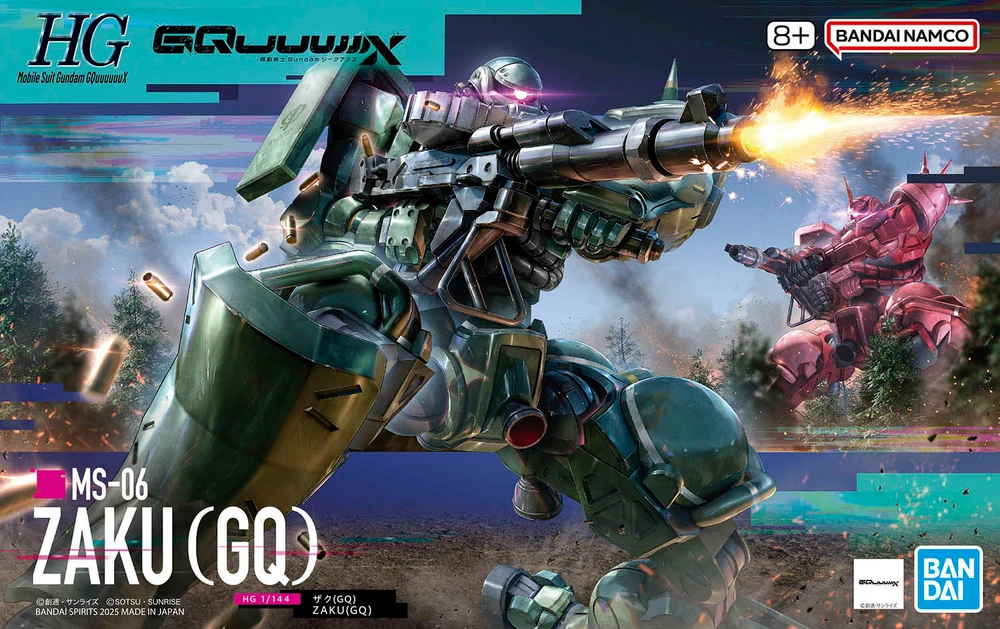 1/144 (HG): Mobile Suit Gundam GQuuuuuuX - #10 MS-06 Zaku (GQ)