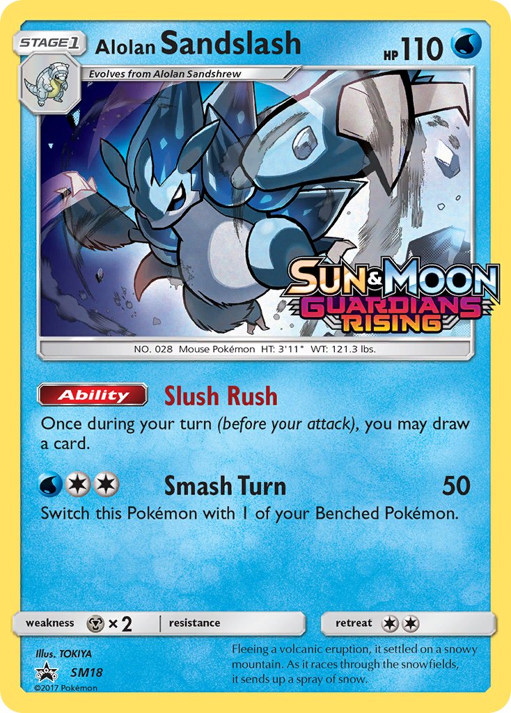 Alolan Sandslash (Prerelease) - SM18 (SM:PR) Promo - Near Mint Holofoil