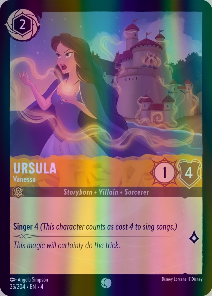 Ursula - Vanessa (Ursula's Return 025/204) Common - Near Mint Cold Foil