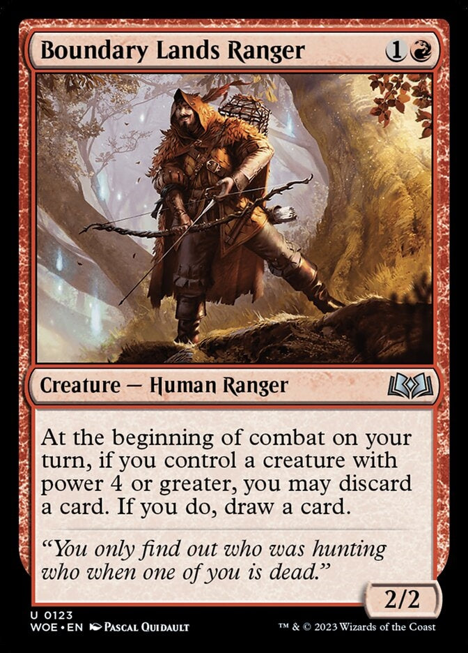 Boundary Lands Ranger [#0123] (WOE-U)