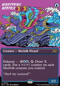 Mindspring Merfolk [ #0335 Borderless Rude Riders ] (DFT-R)