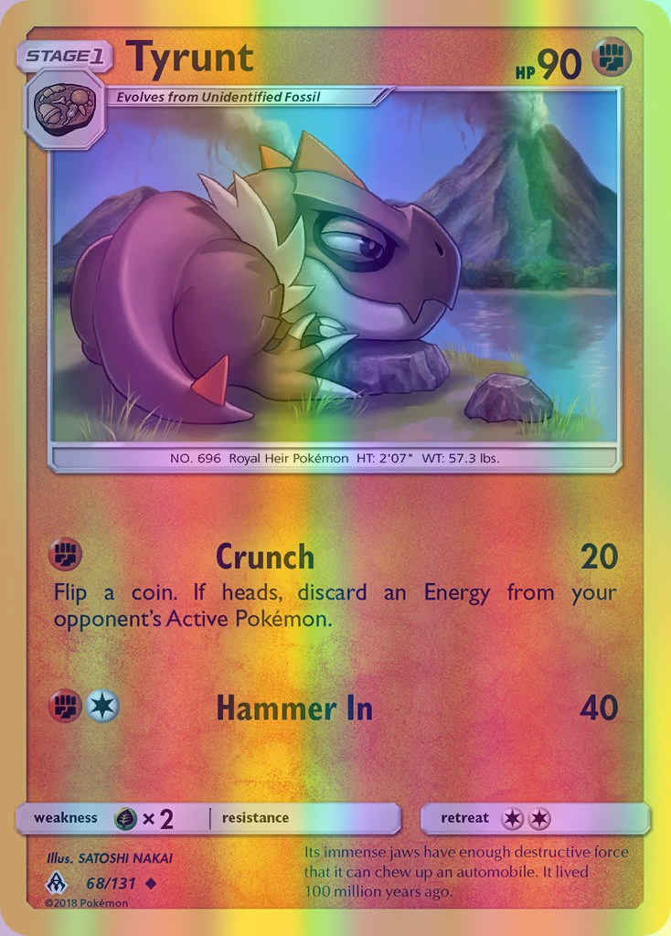 Tyrunt - 068/131 (FLI) Uncommon - Near Mint Reverse Holofoil