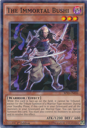 The Immortal Bushi (Shatterfoil) (BP03-EN036) Shatterfoil Rare - Near Mint 1st Edition