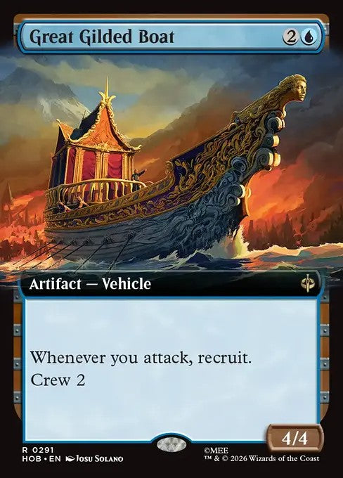 Great Gilded Boat [ #0291 Extended Art ] (HOB-R)
