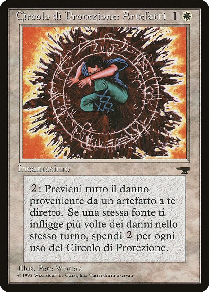 Circle of Protection: Artifacts (REN-U) Italian