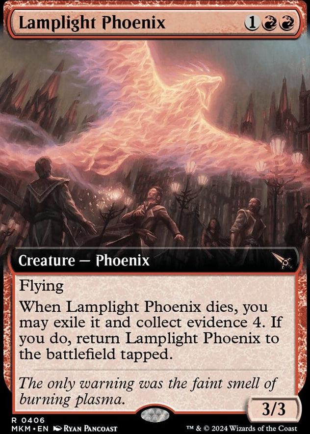 Lamplight Phoenix [#0406 Extended Art] (MKM-R-FOIL)