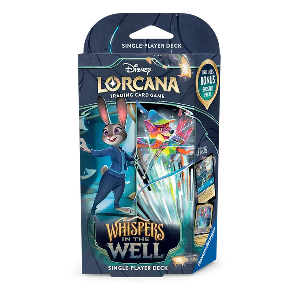 Lorcana TCG: Set 10 Whispers in the Well - Starter Deck: Sapphire & Steel (LGS Release Date: 11.07.25)