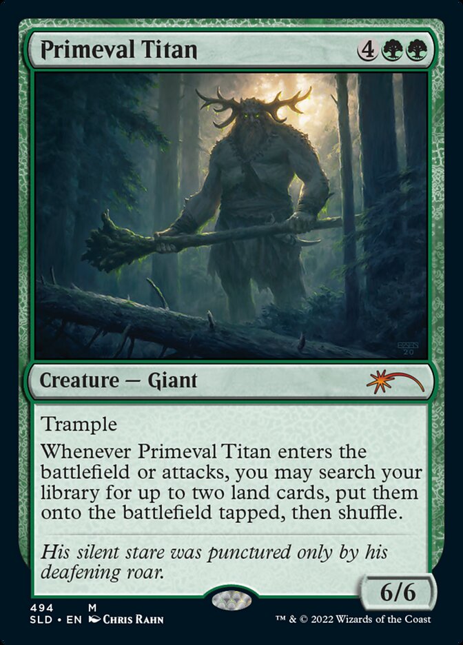 Primeval Titan [#494] (SLD-M-FOIL)