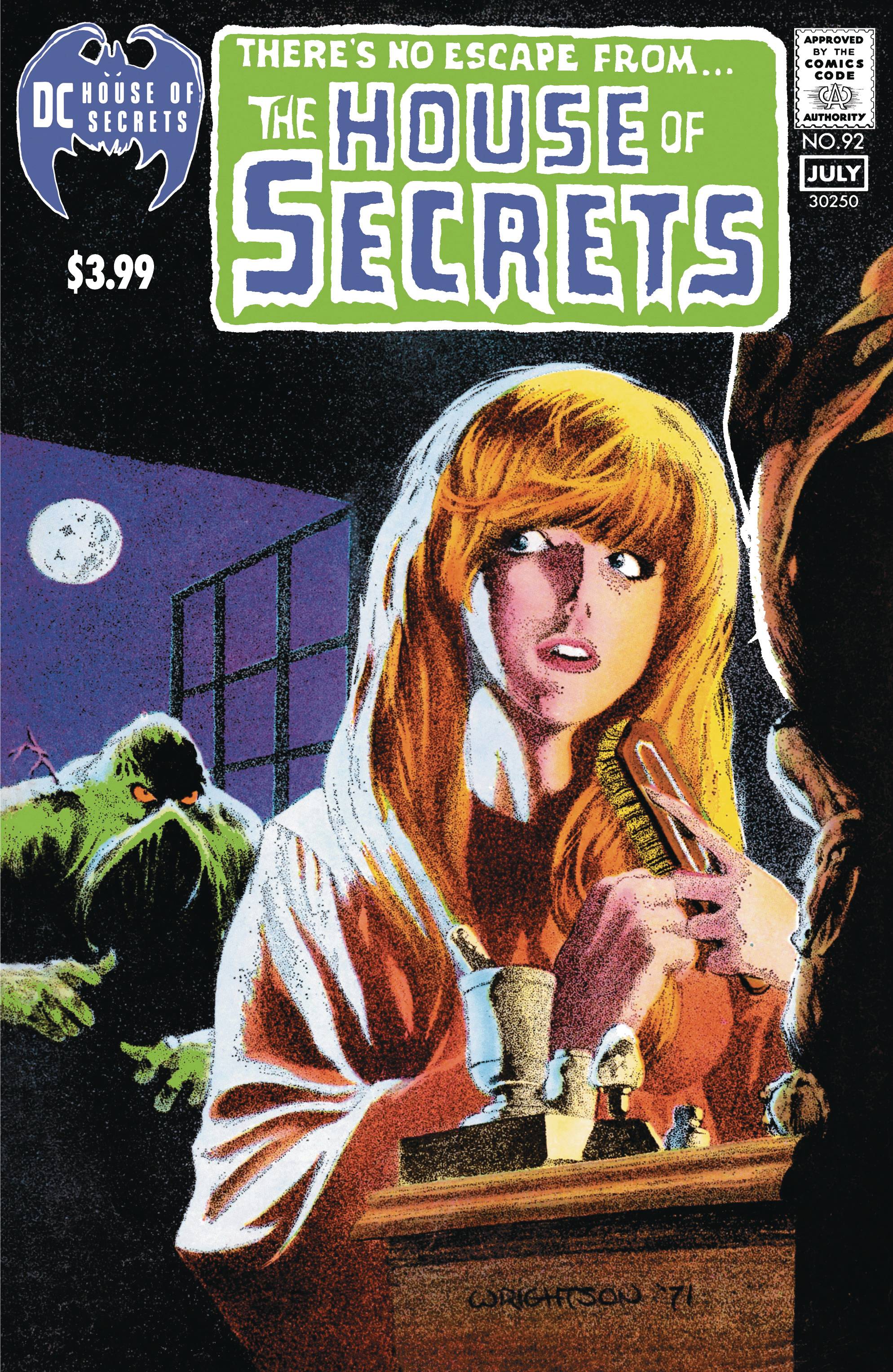 HOUSE OF SECRETS #92 FACSIMILE EDITION (2024) CVR A BERNIE WRIGHTSON