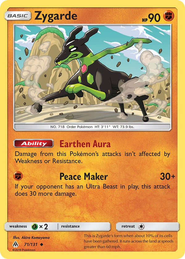 Zygarde - 071/131 (FLI) Uncommon - Near Mint