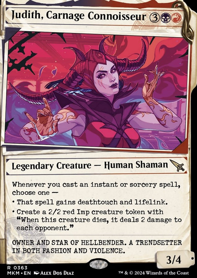 Judith, Carnage Connoisseur [#0363 Dossier Showcase] (MKM-R)