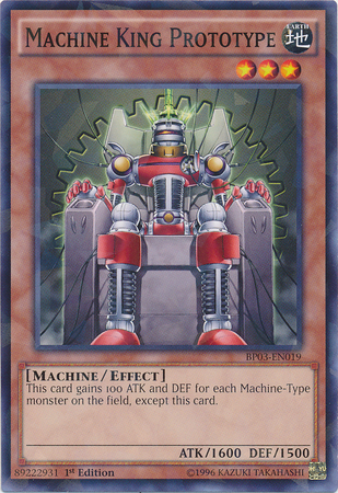 Machine King Prototype (Shatterfoil) (BP03-EN019) Shatterfoil Rare - Near Mint 1st Edition