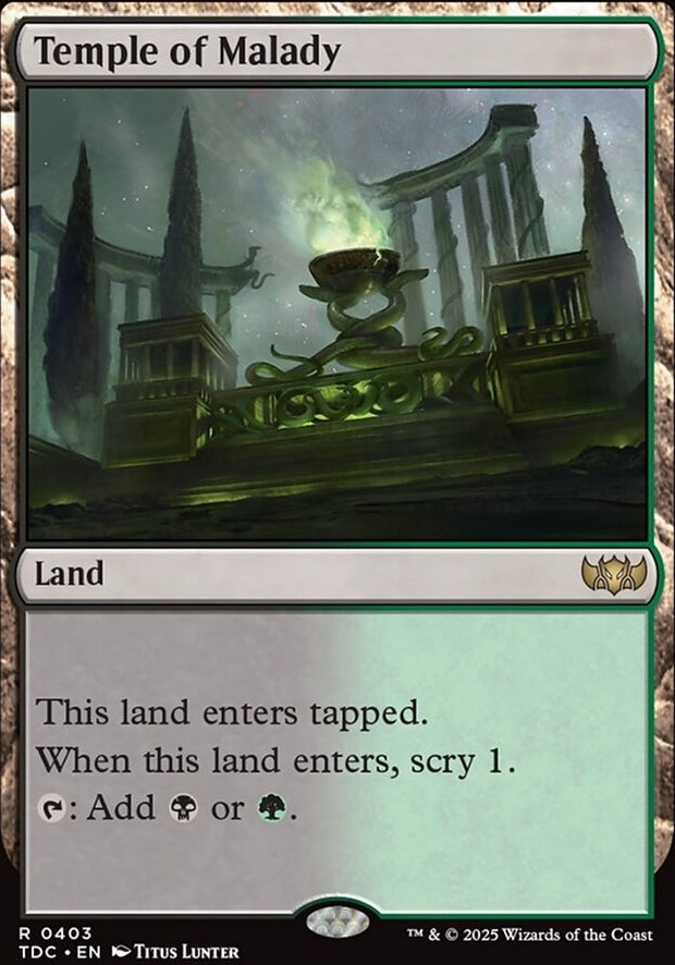 Temple of Malady [ #0403 ] (TDC-R)