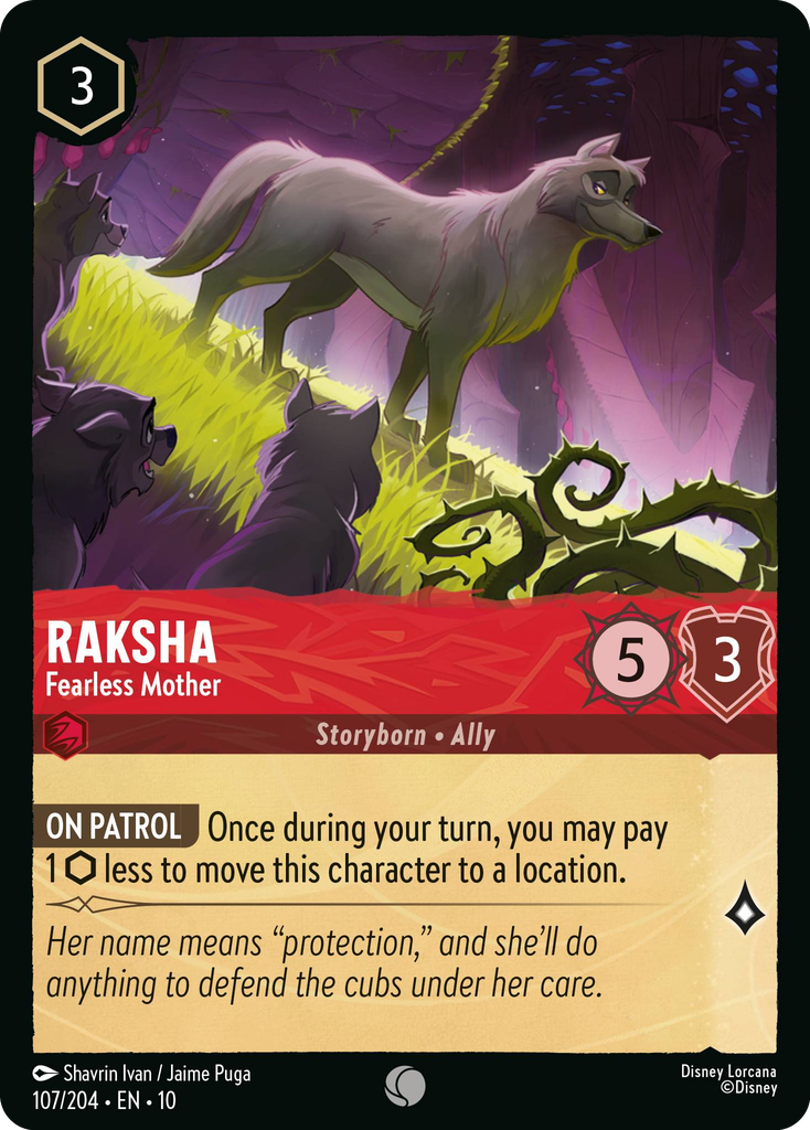 Raksha - Fearless Mother (107/204 - Whispers in the Well) Common