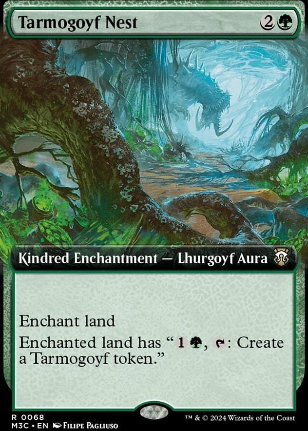 Tarmogoyf Nest [#0068 Extended Art Ripple Foil] (M3C-R)