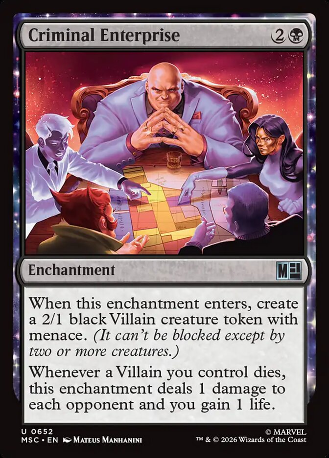 Criminal Enterprise [ #0652 ] (MSC-U)