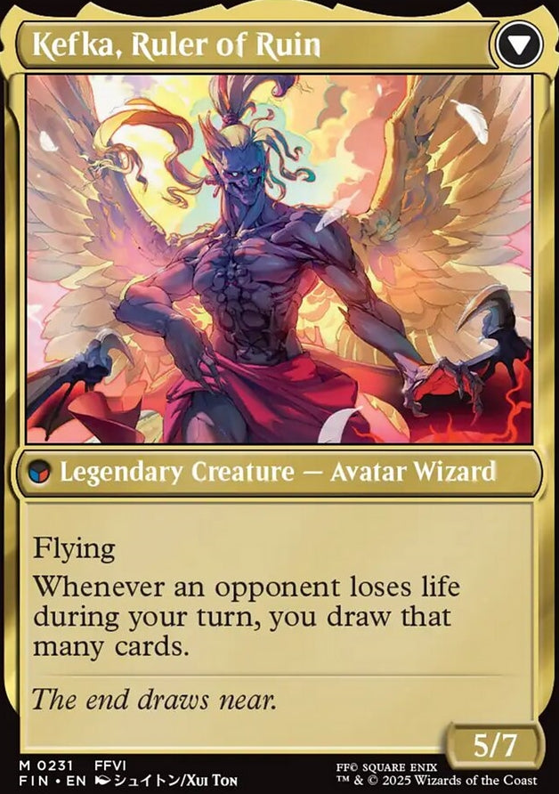Kefka, Court Mage // Kefka, Ruler of Ruin [ #0231 ] (FIN-M)