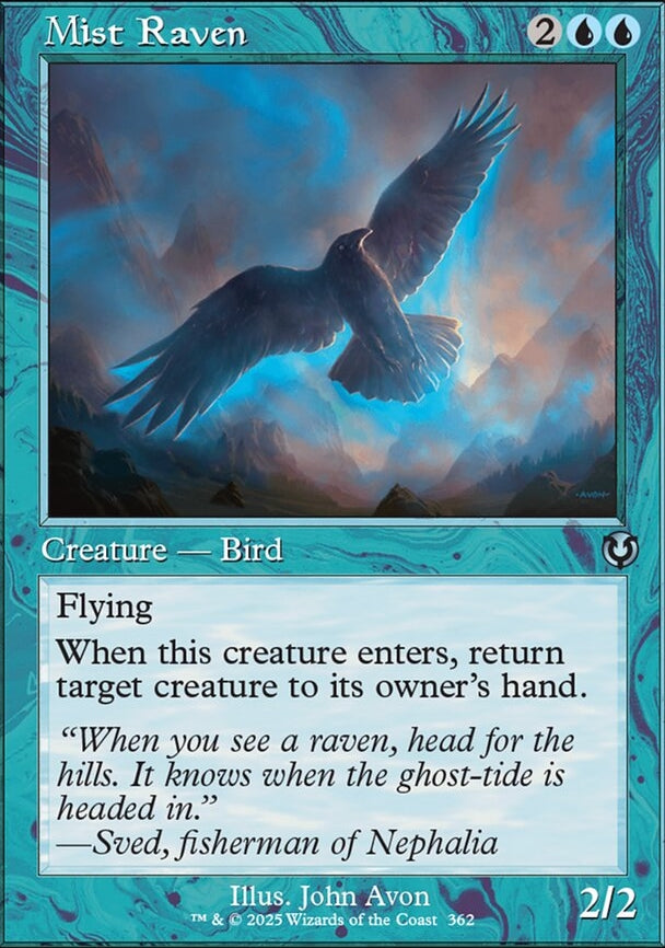 Mist Raven [ #0362 Retro Frame ] (INR-U-FOIL)