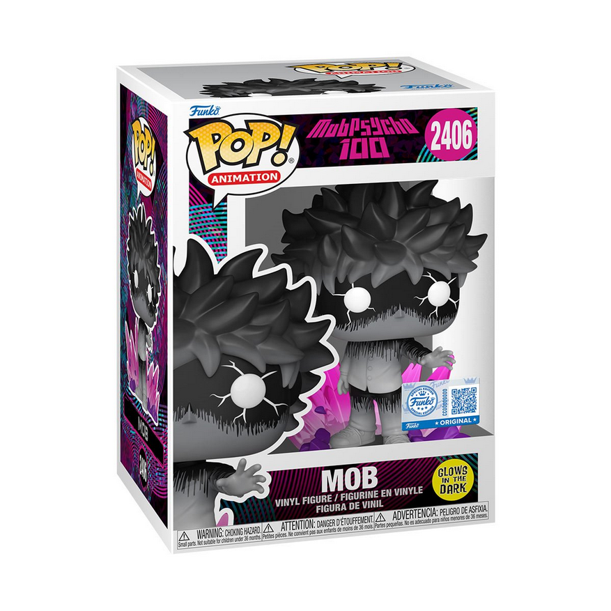 POP Figure: Mob Psycho 100 #2406 - Mob  (Glow) (EE)
