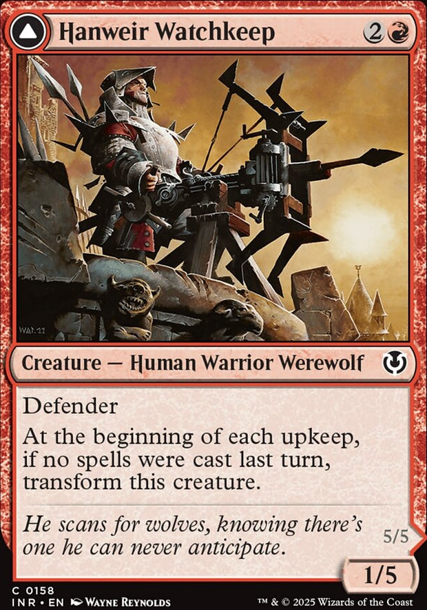 Hanweir Watchkeep // Bane of Hanweir [ #0158 ] (INR-C)