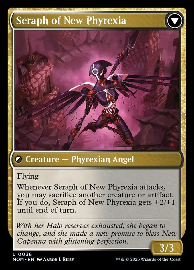 Seraph of New Capenna // Seraph of New Phyrexia [#0036] (MOM-U)