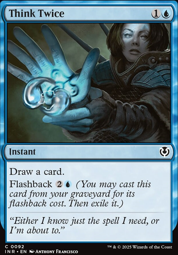 Think Twice [ #0092 ] (INR-C-FOIL)