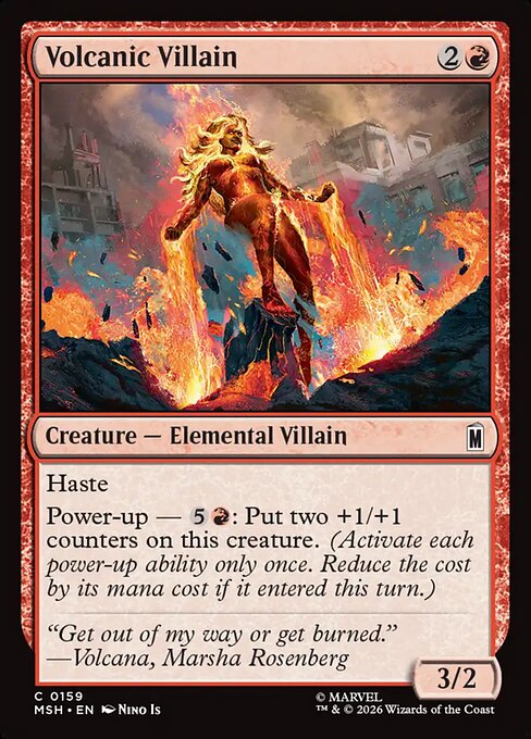 Volcanic Villain [ #0159 ] (MSH-C)