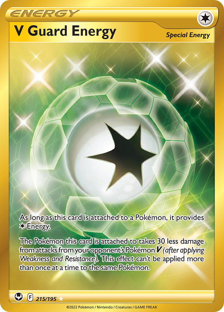V Guard Energy (Secret) - 215/195 (SWSH12) Secret Rare - Near Mint Holofoil