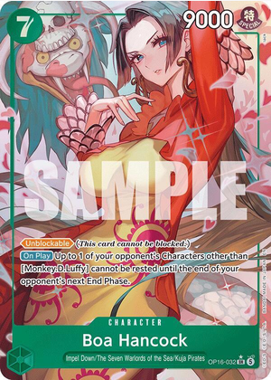 Boa Hancock (Alternate Art) - (OP16-032) (SR) - The Time of Battle (OP16) Secret Rare