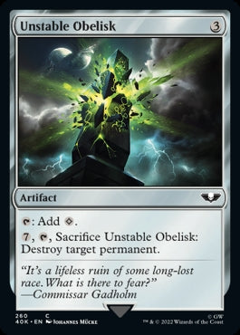 Unstable Obelisk [#260] (40K-C)