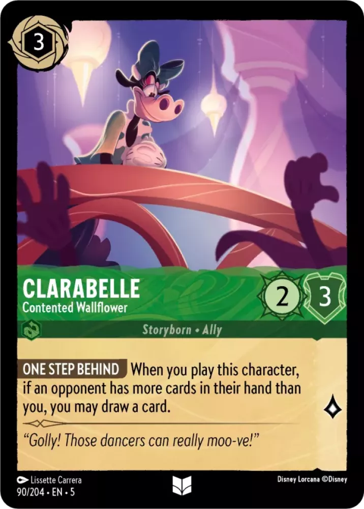 Clarabelle - Contented Wallflower (Shimmering Skies 090/204) Uncommon - Near Mint