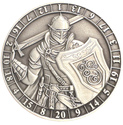 Dice Coin d20 Paladin