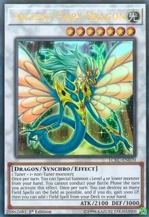 Ancient Fairy Dragon (LCKC-EN070) Ultra Rare - Near Mint Unlimited